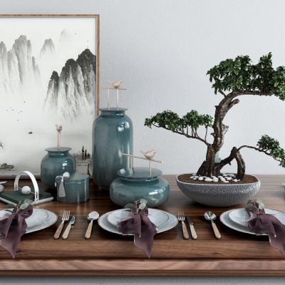 新中式餐具餐盘