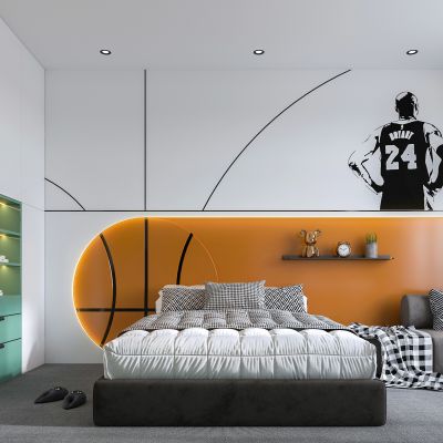 儿童卧室男孩房主题卧室