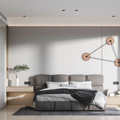 现代轻奢卧室主人房