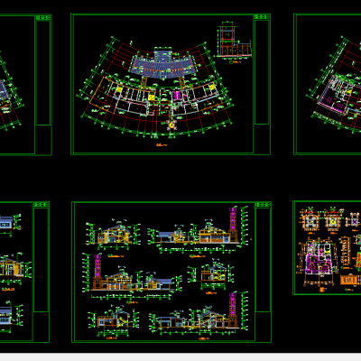 半岛会所A栋施工图