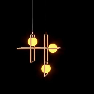 床头金属小吊灯组合