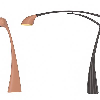 现代轻奢简约金属落地灯