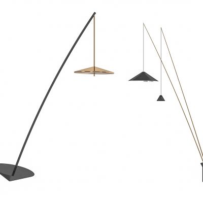 现代轻奢简约金属落地灯