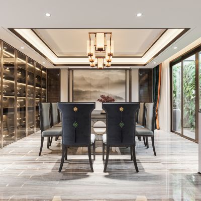 新中式餐厅包间