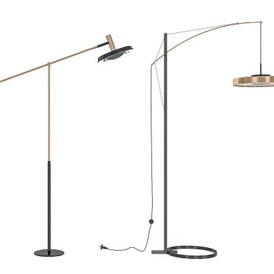 现代轻奢简约金属落地灯