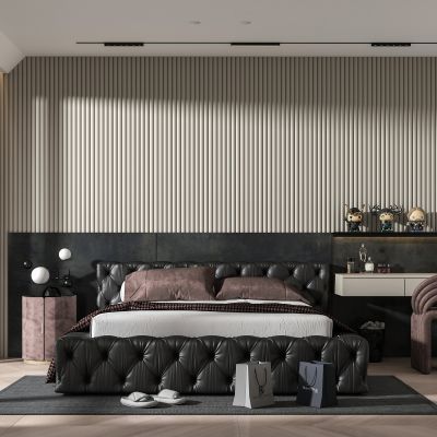 现代轻奢卧室主人房