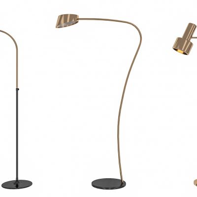 现代轻奢简约金属落地灯
