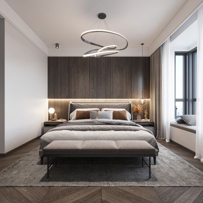 现代卧室