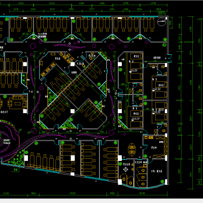 足浴城平面设计图