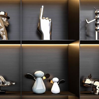 现代金属摆件装饰品