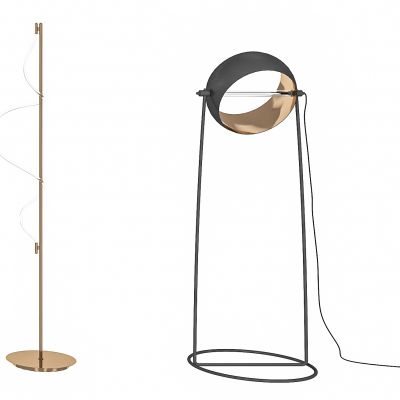 现代轻奢简约金属落地灯