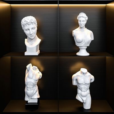 欧式石膏人物雕塑摆件