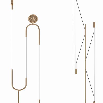 现代轻奢简约金属落地灯