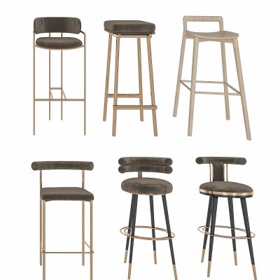 现代简约轻奢吧椅凳子