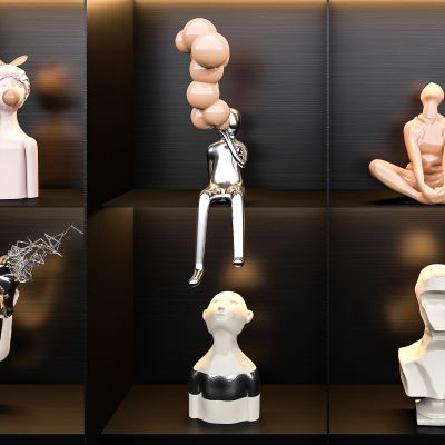 现代金属摆件装饰品