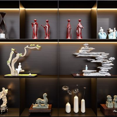 中式人物摆件装饰品