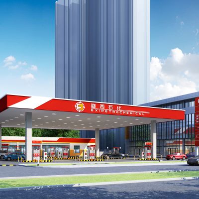 加油站外观