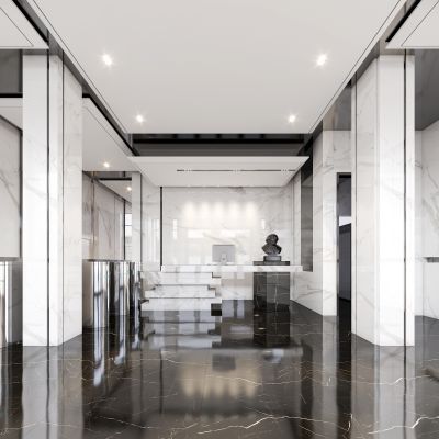 现代办公室前台