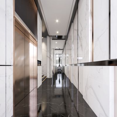 现代办公室过道