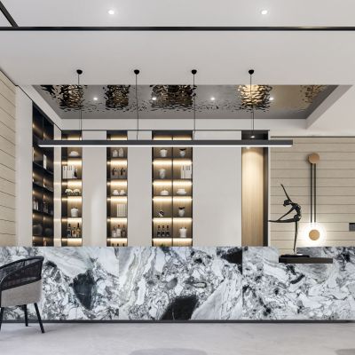 售楼处 水吧台3D模型