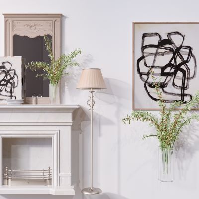 法式简约壁炉壁龛