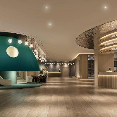 汤泉洗浴休息区 游戏区