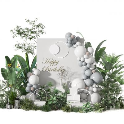 现代庭院植物装饰   花草