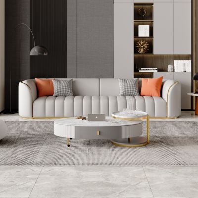 现代沙发茶几组合