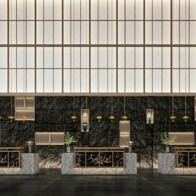 大堂前台 接待台 服务台