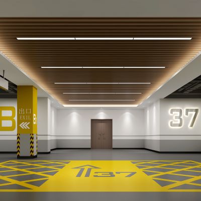 地下车库单元入口