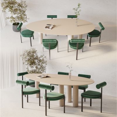 现代餐桌椅组合