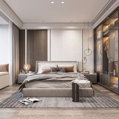 现代卧室