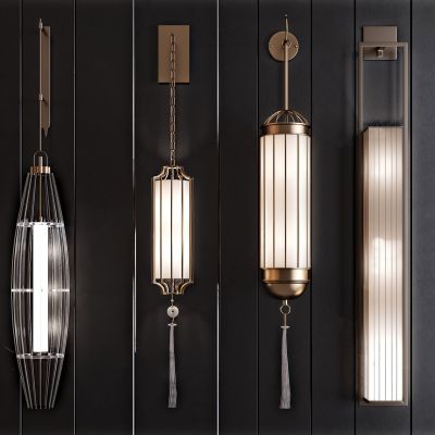 新中式金属壁灯