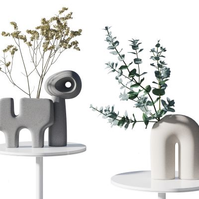 现代侘寂摆件组合