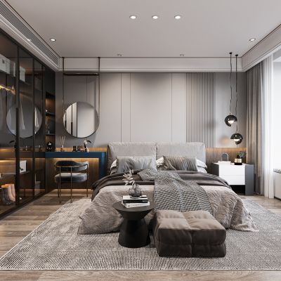 现代卧室