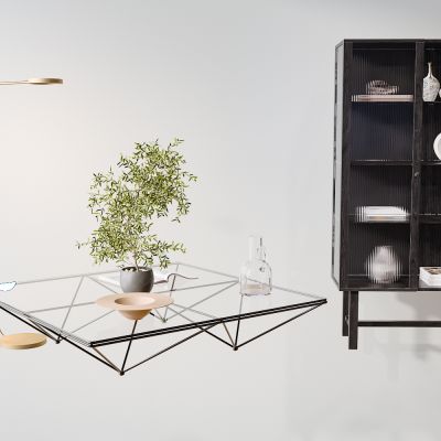 现代简约轻奢装饰边柜