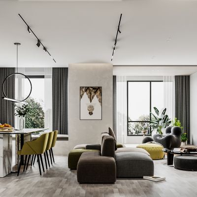 现代轻奢客餐厅