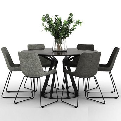 现代餐桌椅组合国外