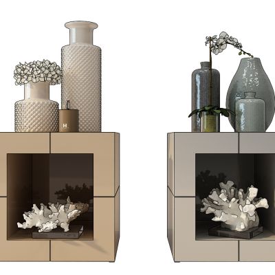 现代花瓶珊瑚礁工艺品摆件