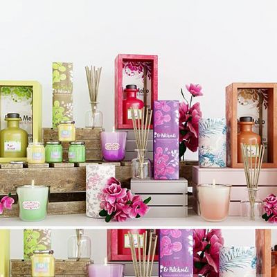 香水化妆品组合国外