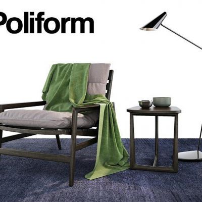 现代木质休闲椅国外