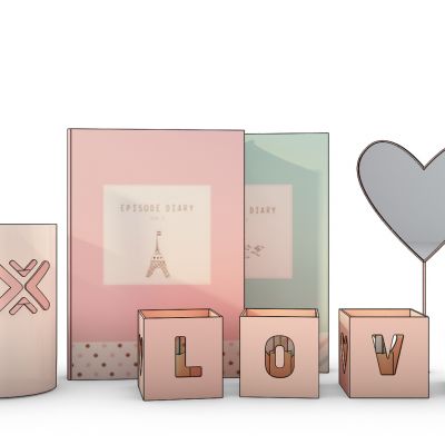 礼品化妆品摆件