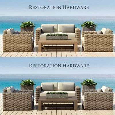 户外藤制沙发组合