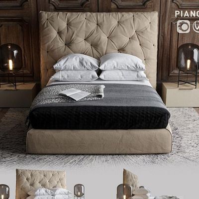 现代风格床国外