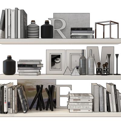 现代层板装饰架