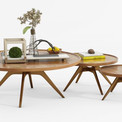 现代茶几摆件组合