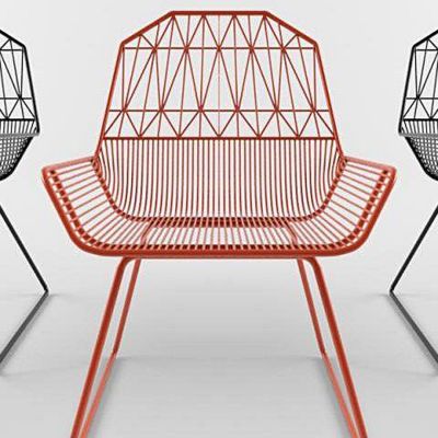 现代金属椅子国外