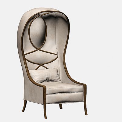 现代高靠背椅子国外