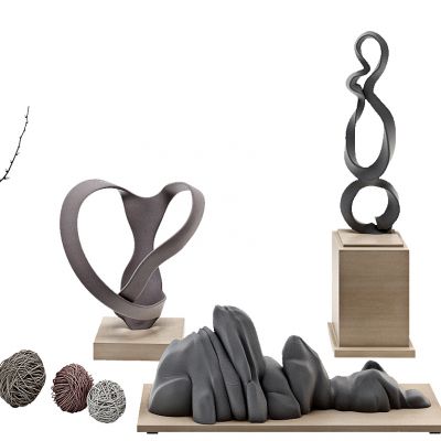 新中式摆件石头