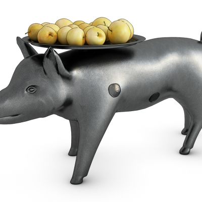 现代果盘猪茶几